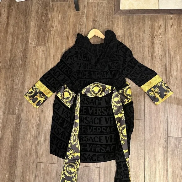 Versace Black and Gold Women's Jacket